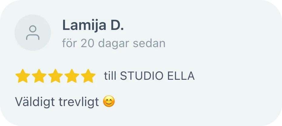 Kundrecension Studio Ella